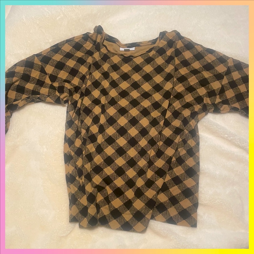 J Jill checkered top